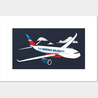 Sardines Airlines Posters and Art